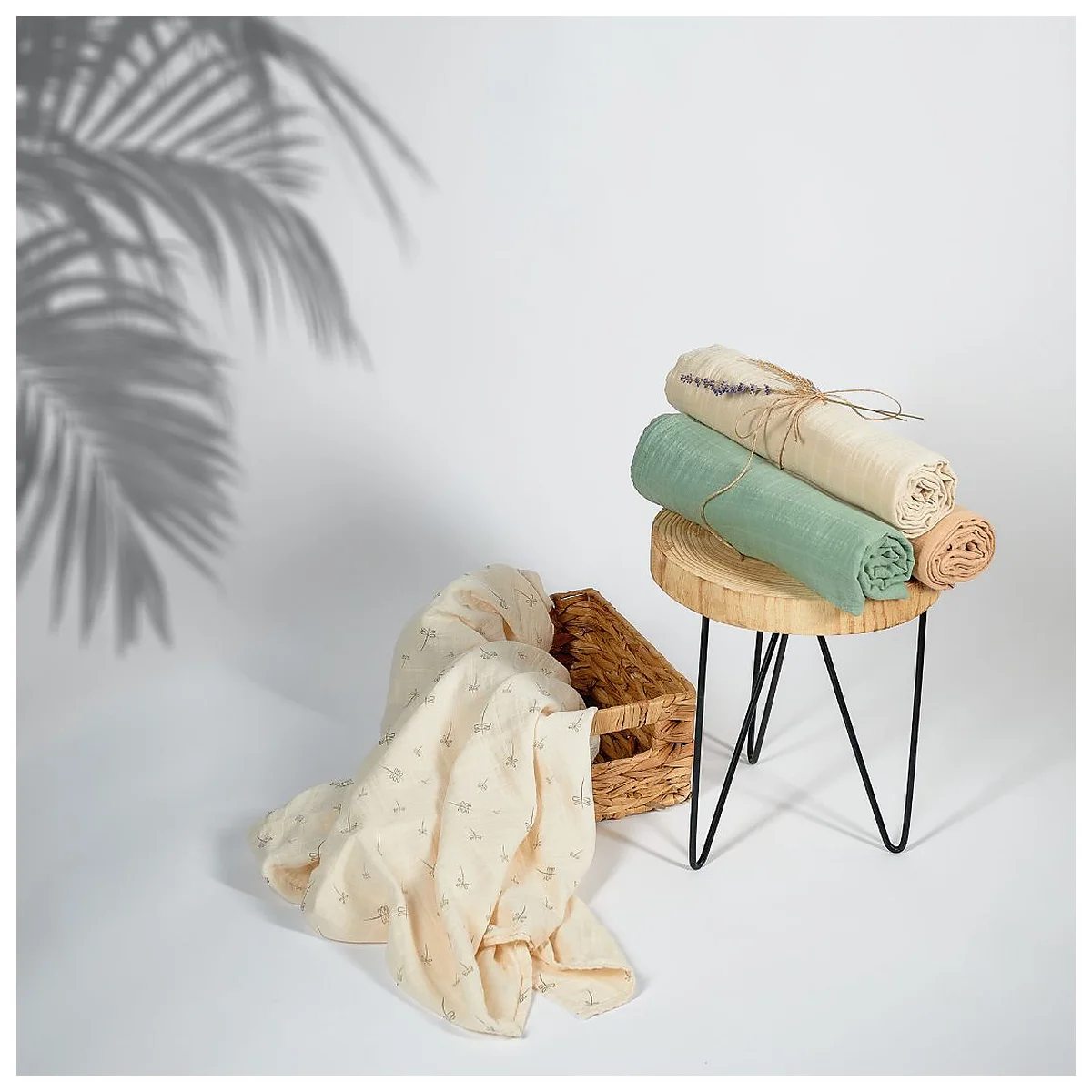 Muselina multifunctionala ONINO SNUGGLE.me, bumbac 100% organic, 120 x 120 cm, Pure Life [3]