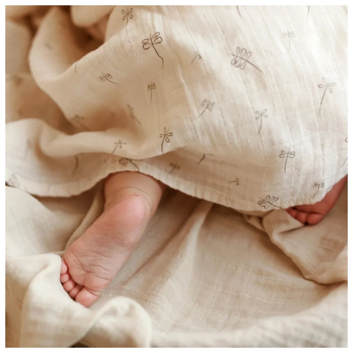 Muselina multifunctionala ONINO SNUGGLE.me, bumbac 100% organic, 120 x 120 cm, Pure Life [9]