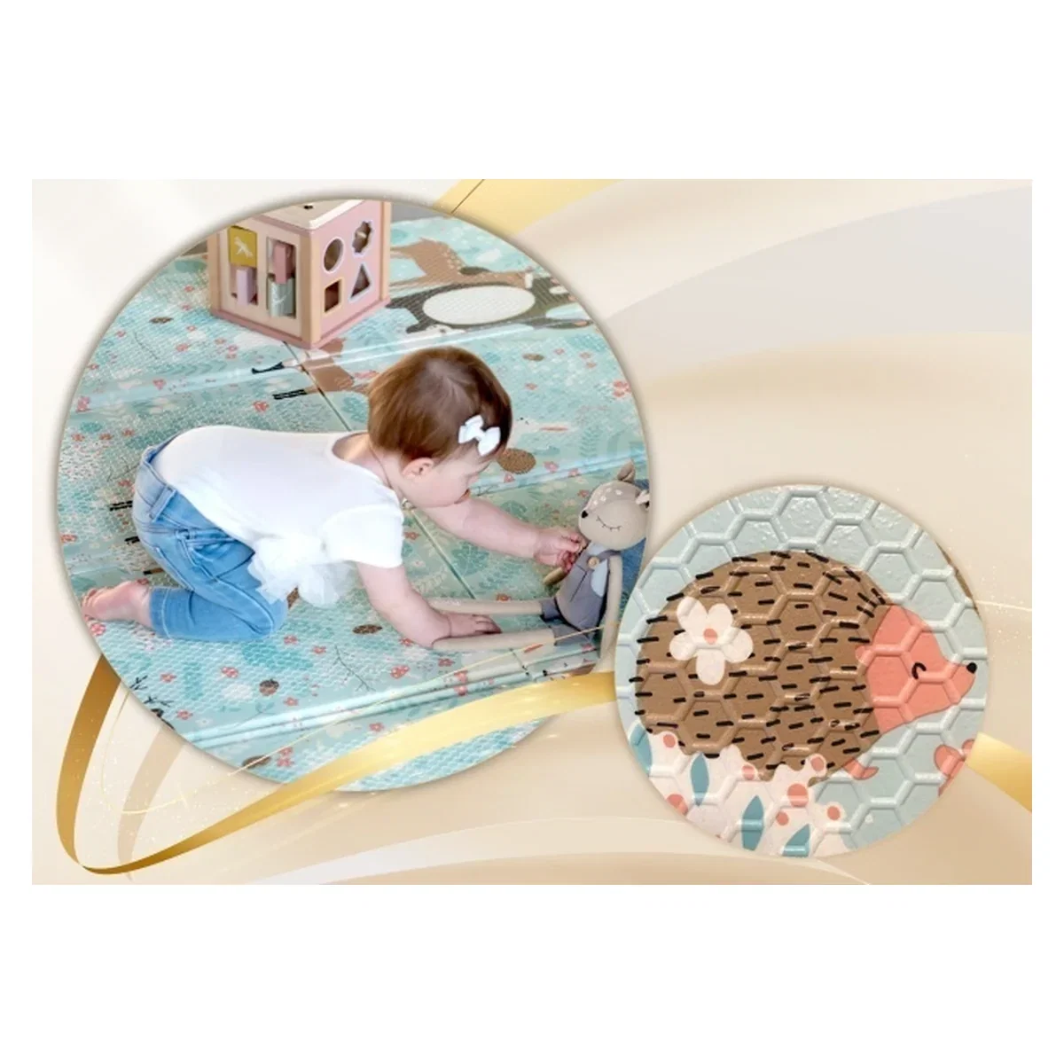 Saltea educativă , 200 × 150 cm, din spumă, Neno Mondo 2 ani [10]