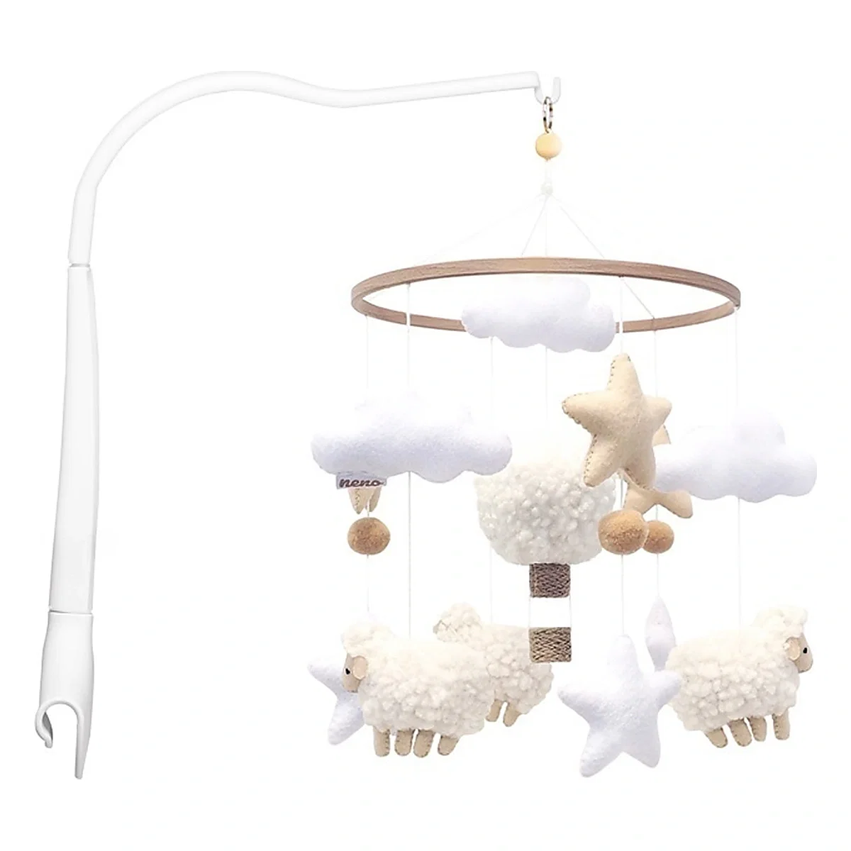 Carusele muzicale pentru patut - Neno Nelu - carusel pentru pătuț cu suport de prindere