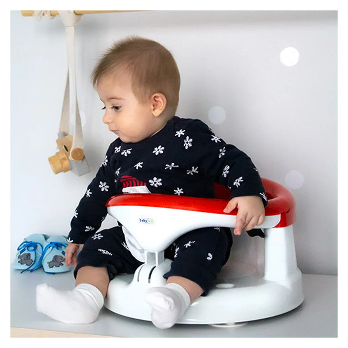 Noul Scaun de baie bebelusi Bath and Feeding BabyJem, Indigo 6 luni [2]