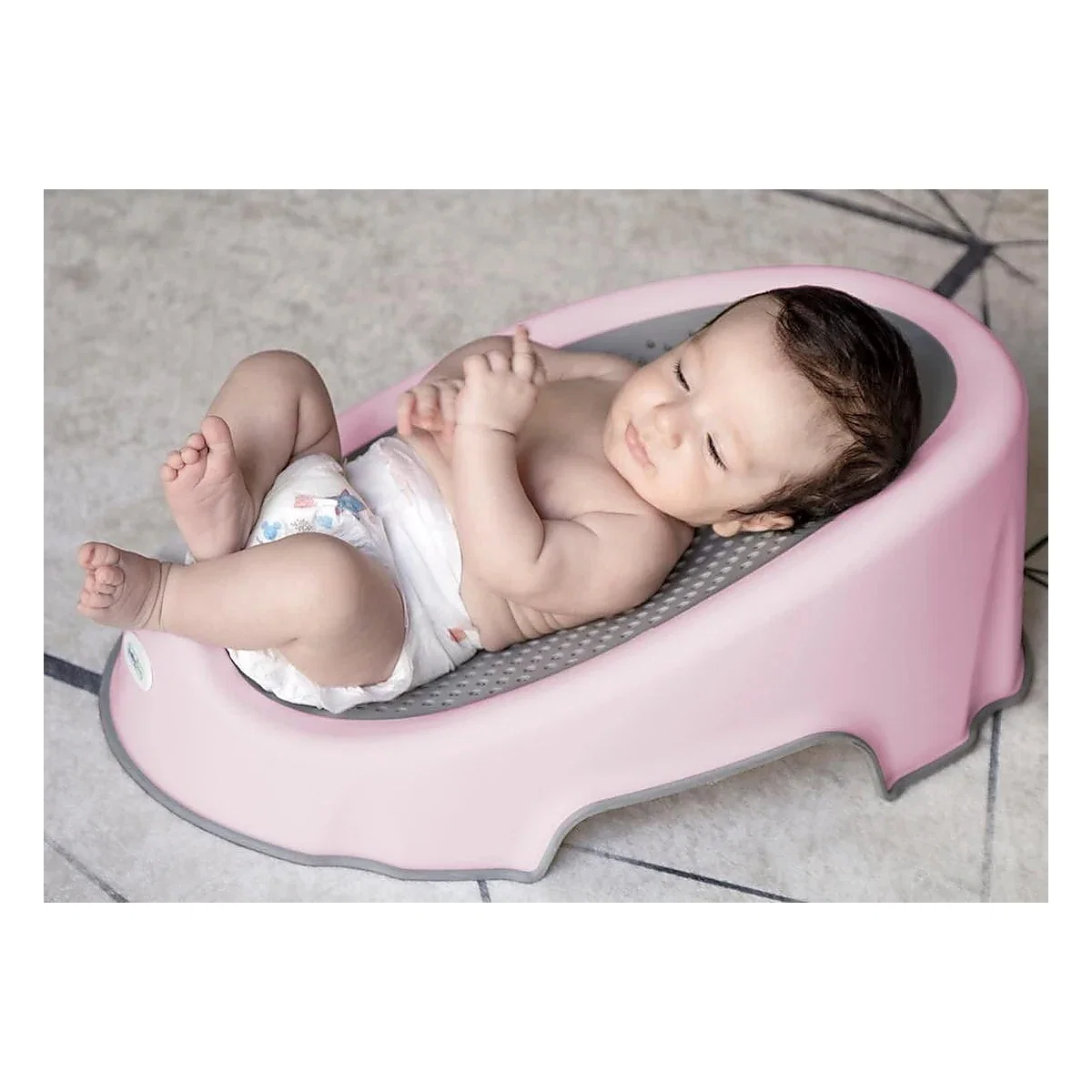 Noul suport pentru baie Soft Basic BabyJem (Culoare: Roz) 0 luni [1]