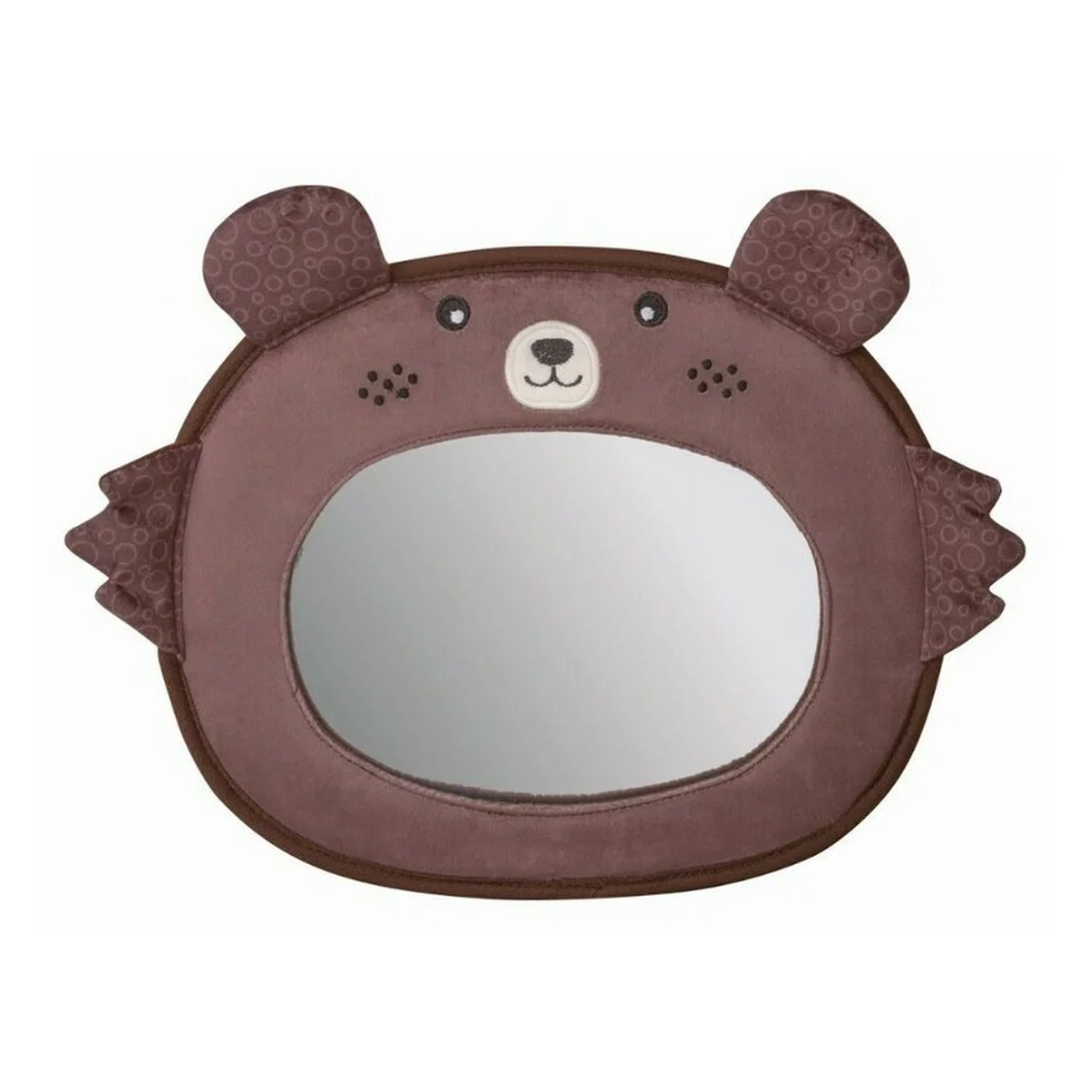 In masina - Oglinda auto, FreeON, Pentru supraveghere bebelusi, Bear, Brown 15 luni
