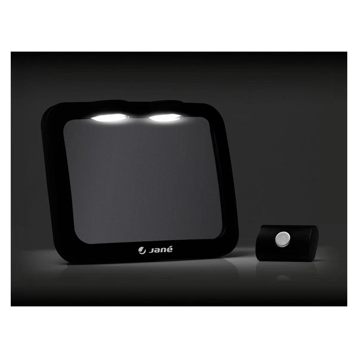 Oglinda auto, Jane, iluminare LED, Include telecomanda pentru pornire si oprire usoara, 28 x 7 x 20 cm, Black [1]