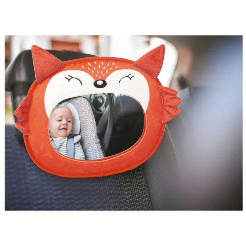 Oglinda auto pentru supraveghere bebelusi, Fox, Orange FreeON 15 luni [1]