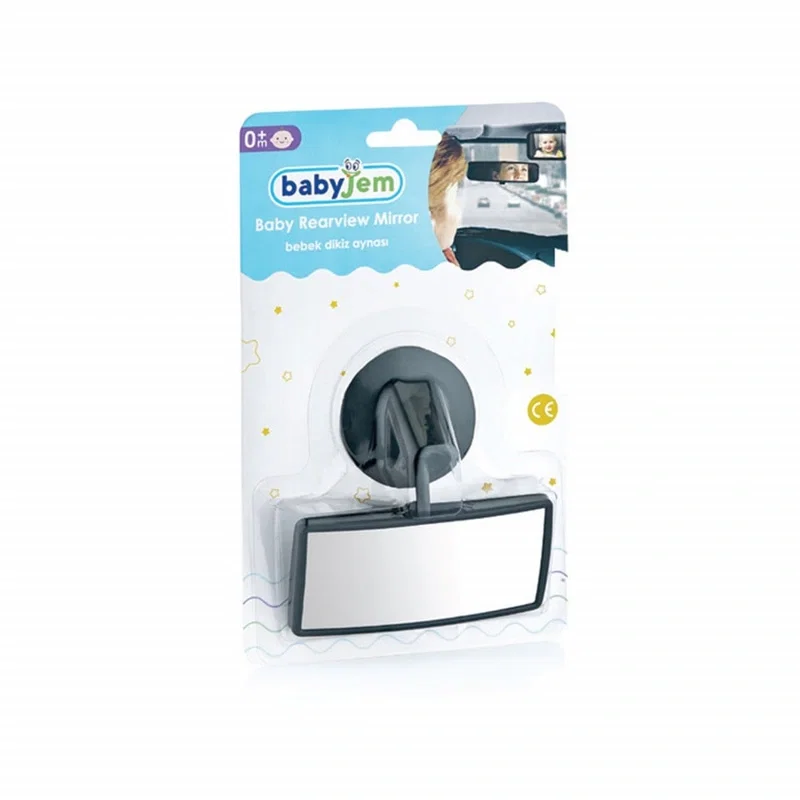 Oglinda auto retrovizoare pentru supravegherea copilului 10x5 cm BabyJem [3]