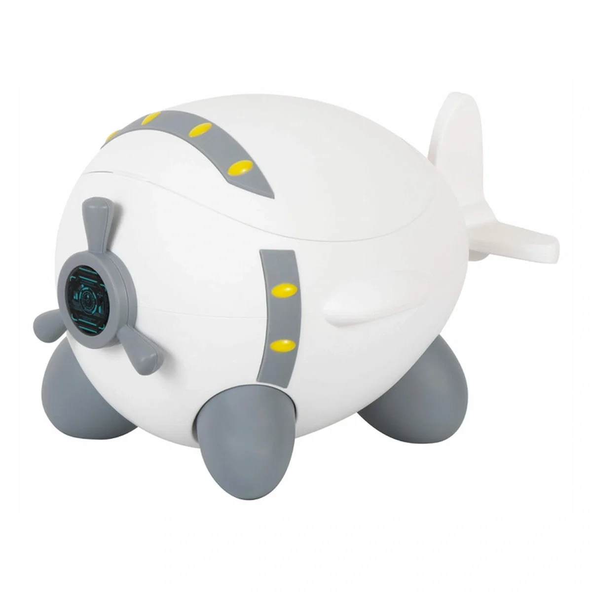 Olita copii Potty Plane, FreeON, forma de avion, 32 x 28 x 41 cm, White/Grey 18 luni [2]