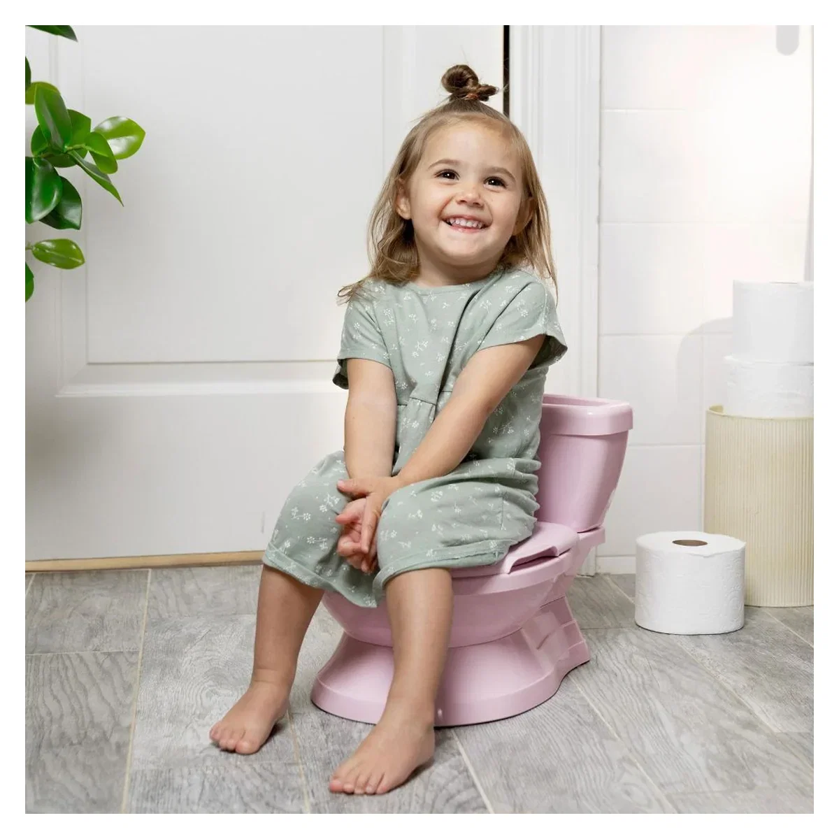Olita cu sunete Ingenuity My Size Potty Pro, Roz 18 luni+ [10]