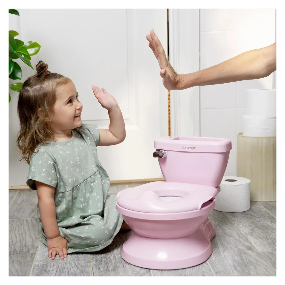 Olita cu sunete Ingenuity My Size Potty Pro, Roz 18 luni+ [5]