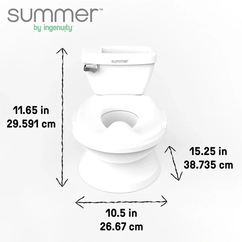 Olita cu sunete My Size Potty Pro Ingenuity, Alb 18 luni+ [4]