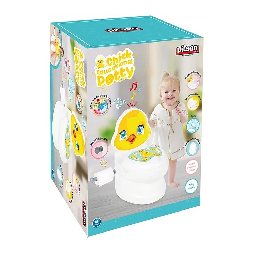 Olita educativa Pilsan Puisor , tip wc, sunet sifon, suport hartie 5 ani+ [2]
