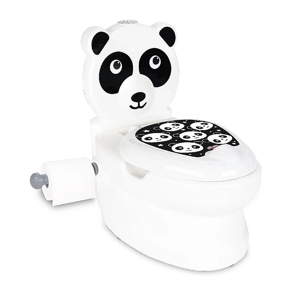 Olite si reductoare toaleta - Olita educativa Pilsan Panda , tip wc, sunet sifon, suport hartie 5 ani+
