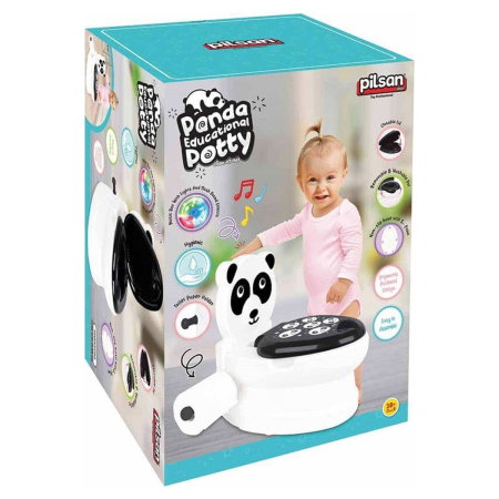 Olita educativa Pilsan Panda , tip wc, sunet sifon, suport hartie 5 ani+ [3]