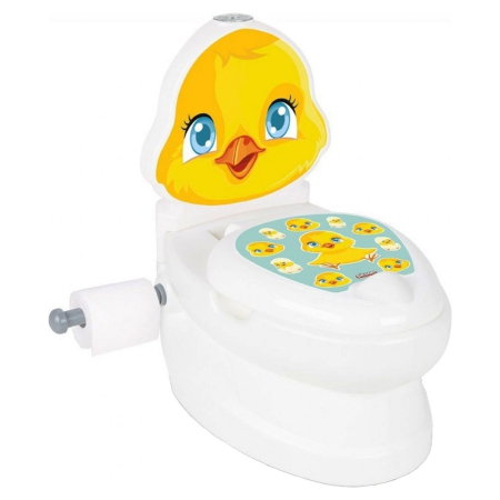 Olite si reductoare toaleta - Olita educativa Pilsan Puisor , tip wc, sunet sifon, suport hartie 5 ani+