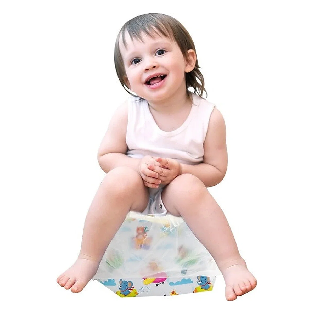 Olita pliabila/portabila pentru calatorie BabyJem Carton Travel Potty 5 ani [4]