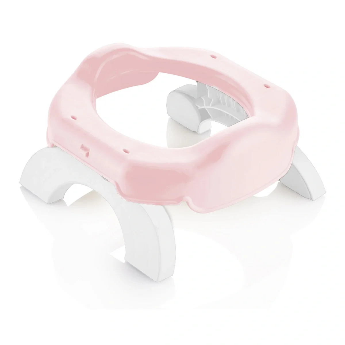 Olite si reductoare toaleta - Olita portabila 2in1 BabyJem Roz Portable Seat 2 ani +