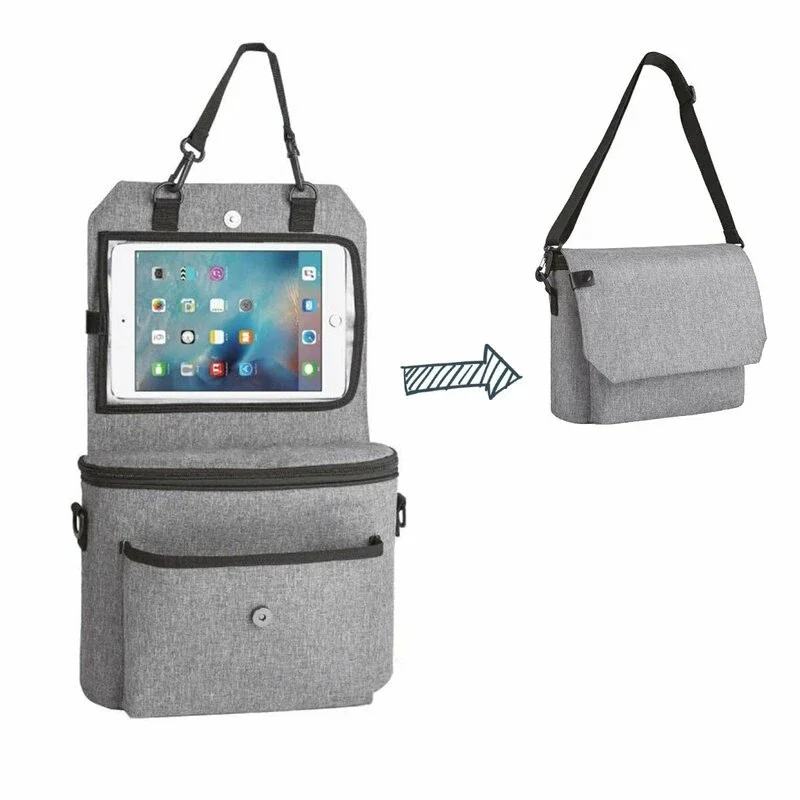 Accesorii carucioare - Organizator auto si pentru carucior, 3 in 1, Grey FreeON