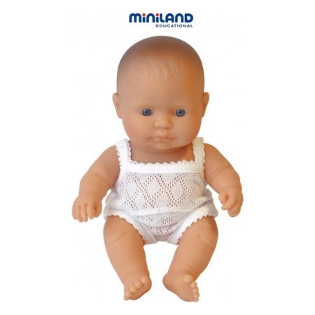Papusa Baby european fata Miniland 21cm [2]