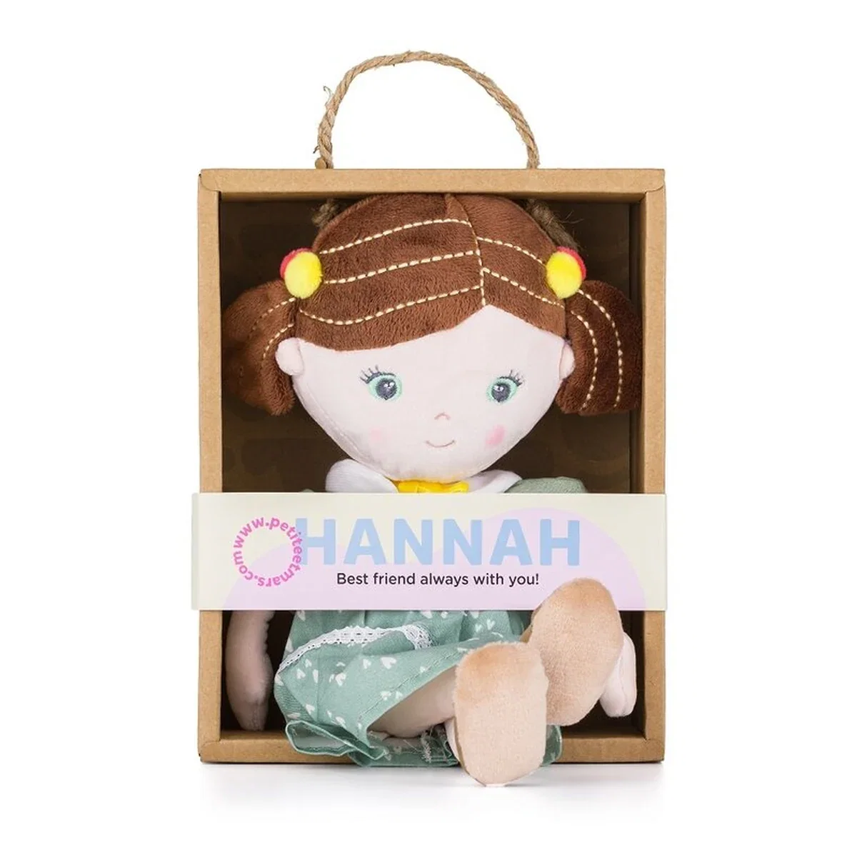 Papusa, Petite&Mars, Hannah, Din plus, 35 cm, 0 luni+, Multicolor [2]