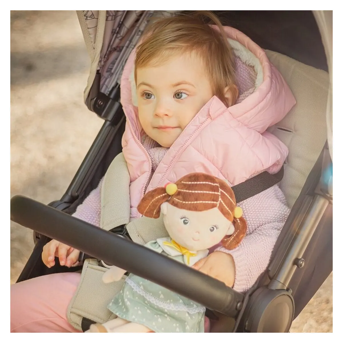 Papusa, Petite&Mars, Hannah, Din plus, 35 cm, 0 luni+, Multicolor [3]