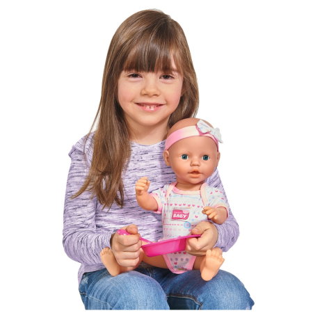 Papusa Simba New Born Baby 38 cm Bebe cu olita si accesorii 3 ani [5]