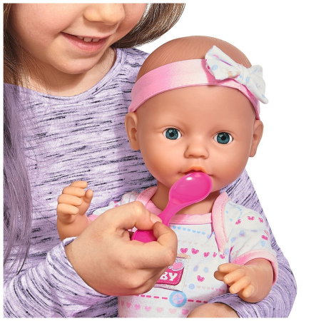 Papusa Simba New Born Baby, Baby Doll 43 cm cu accesorii 3 ani + [5]