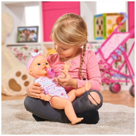 Papusa Simba New Born Baby, Baby Doll 43 cm cu accesorii 3 ani + [3]