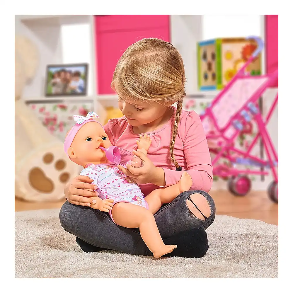 Papusa Simba New Born Baby, Baby Doll 43 cm cu accesorii 3 ani + [3]