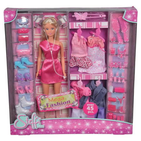 Papusa Simba Steffi Love 29 cm Mega Fashion cu 45 accesorii 3 ani [2]