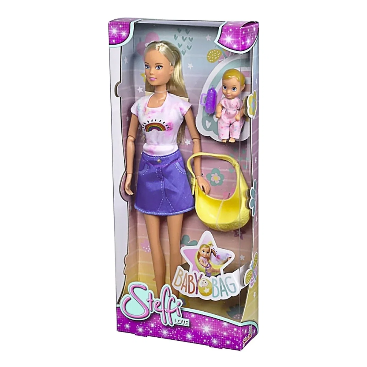 Papusa Simba Steffi Love Baby Bag 29 cm cu accesorii 3 ani + [4]