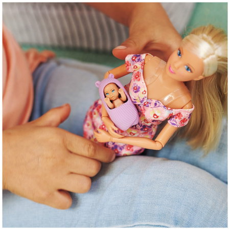 Papusa Simba Steffi Love Hello Baby 29 cm cu accesorii 3 ani + [10]