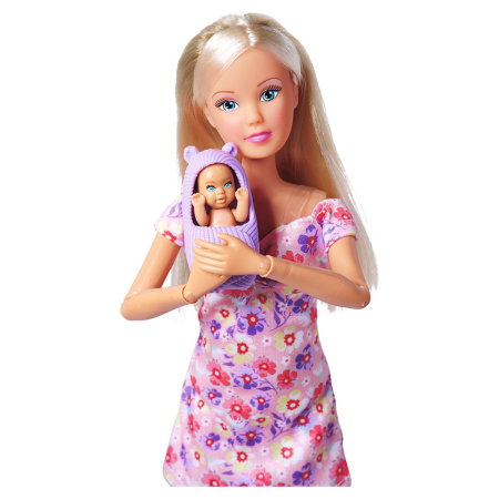 Papusa Simba Steffi Love Hello Baby 29 cm cu accesorii 3 ani + [3]