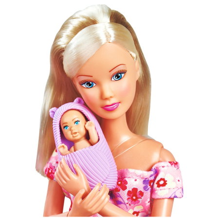 Papusa Simba Steffi Love Hello Baby 29 cm cu accesorii 3 ani + [4]