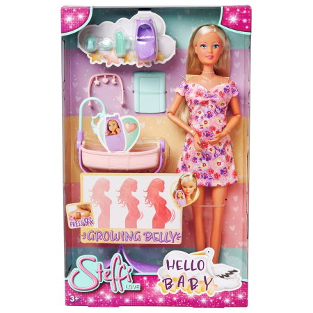 Papusa Simba Steffi Love Hello Baby 29 cm cu accesorii 3 ani + [13]