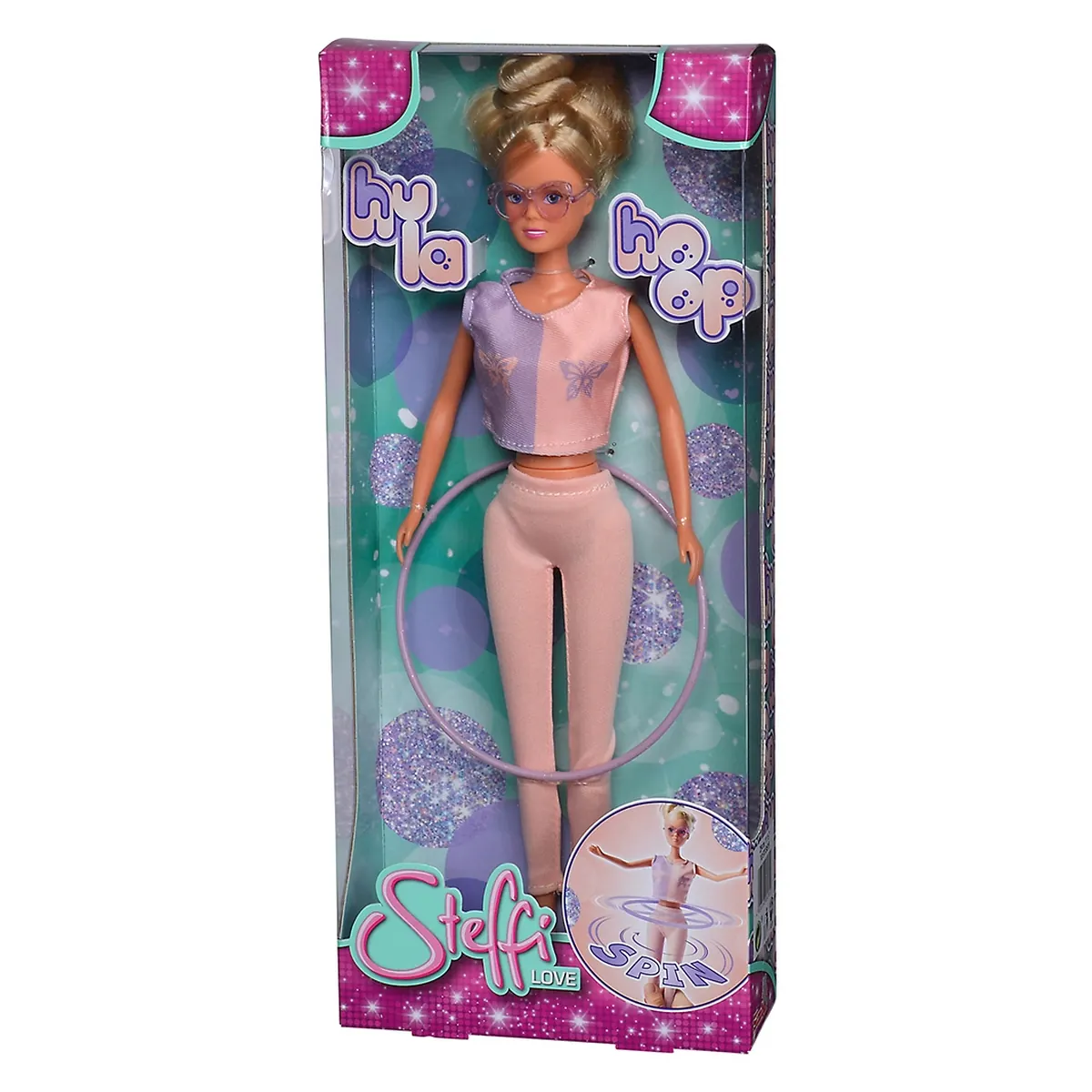 Papusa Simba Steffi Love Hula Hoop 29 cm cu accesorii 3 ani [6]