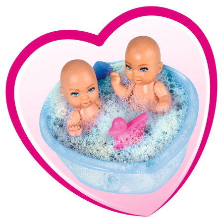 Papusa Simba Steffi Love Welcome Twins 29 cm cu accesorii 3 ani [3]