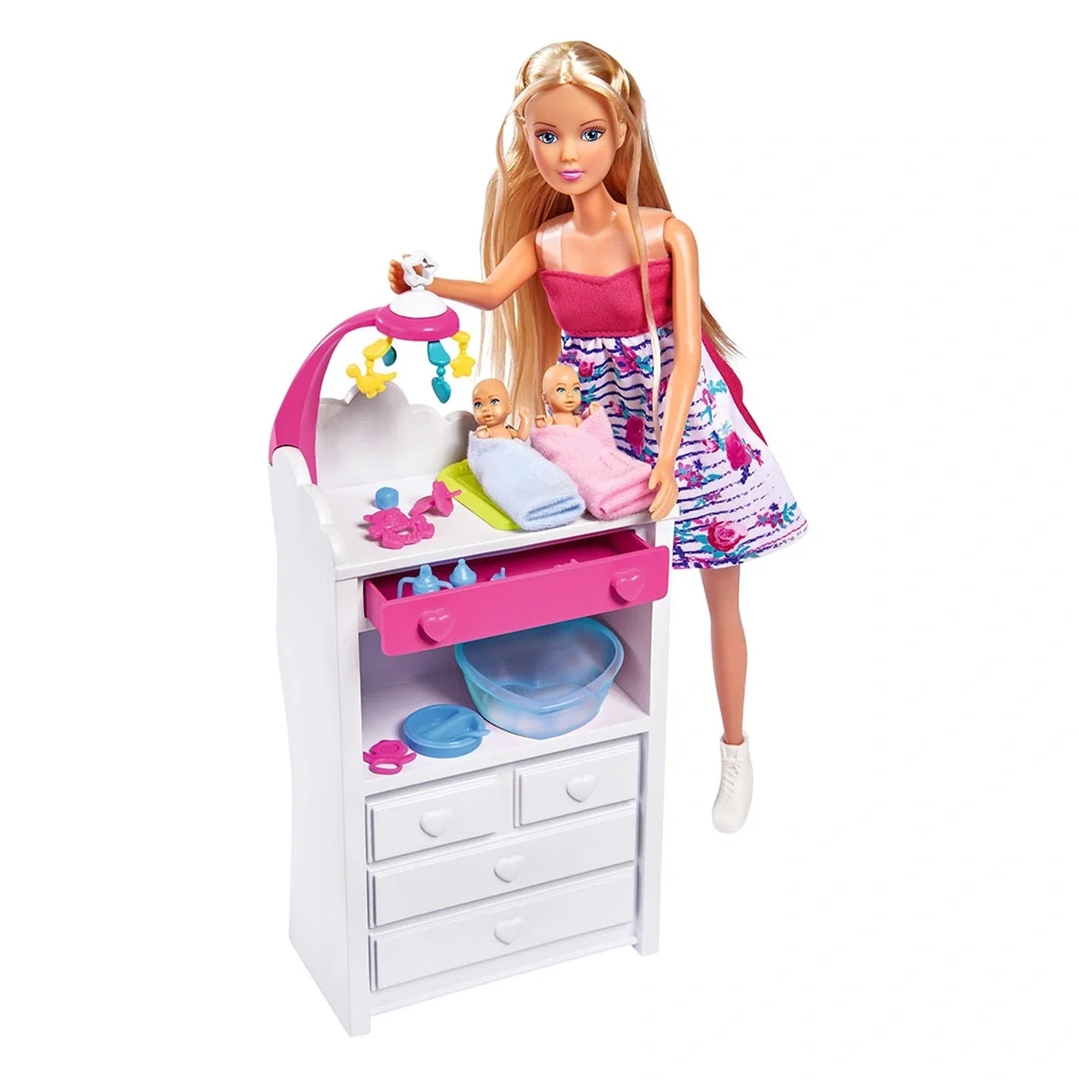 Papusi Steffi Love - Papusa Simba Steffi Love Welcome Twins 29 cm cu accesorii 3 ani