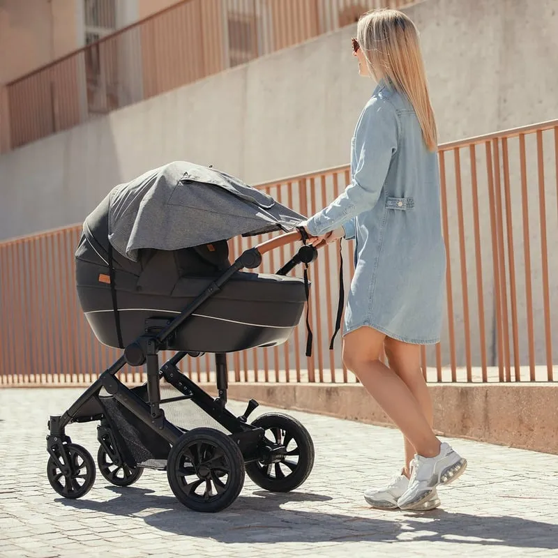 Parasolar, FreeON, Cu laterale pentru landou si carucior, Copertina protectie UPF 50+ cu fereastra, Usor reglabil, [5]
