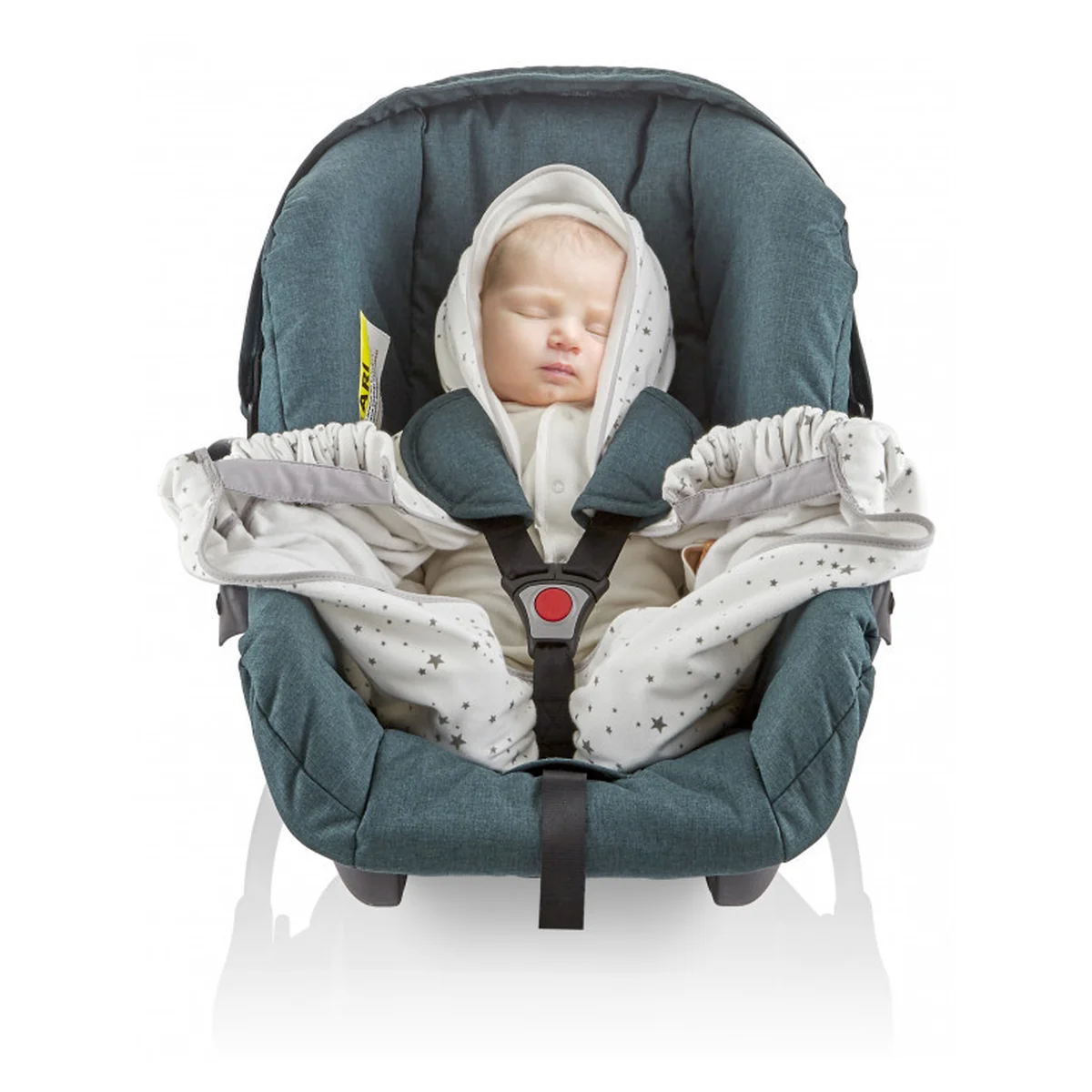 Paturica cu sistem multifunctional BabyJem Carrier Alb pentru transport bebelusi [11]