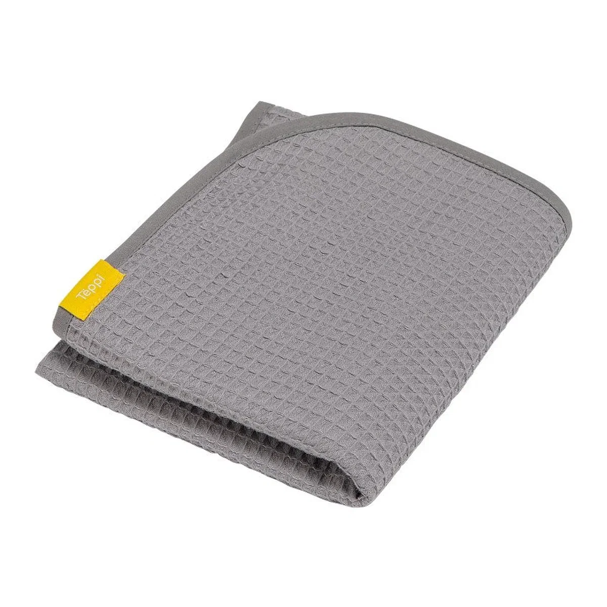 Somnul celor mici - Paturica si prosop 2 in 1 nou nascut Skiddou Teppi, 100% bumbac, Gri inchis, 75x100cm