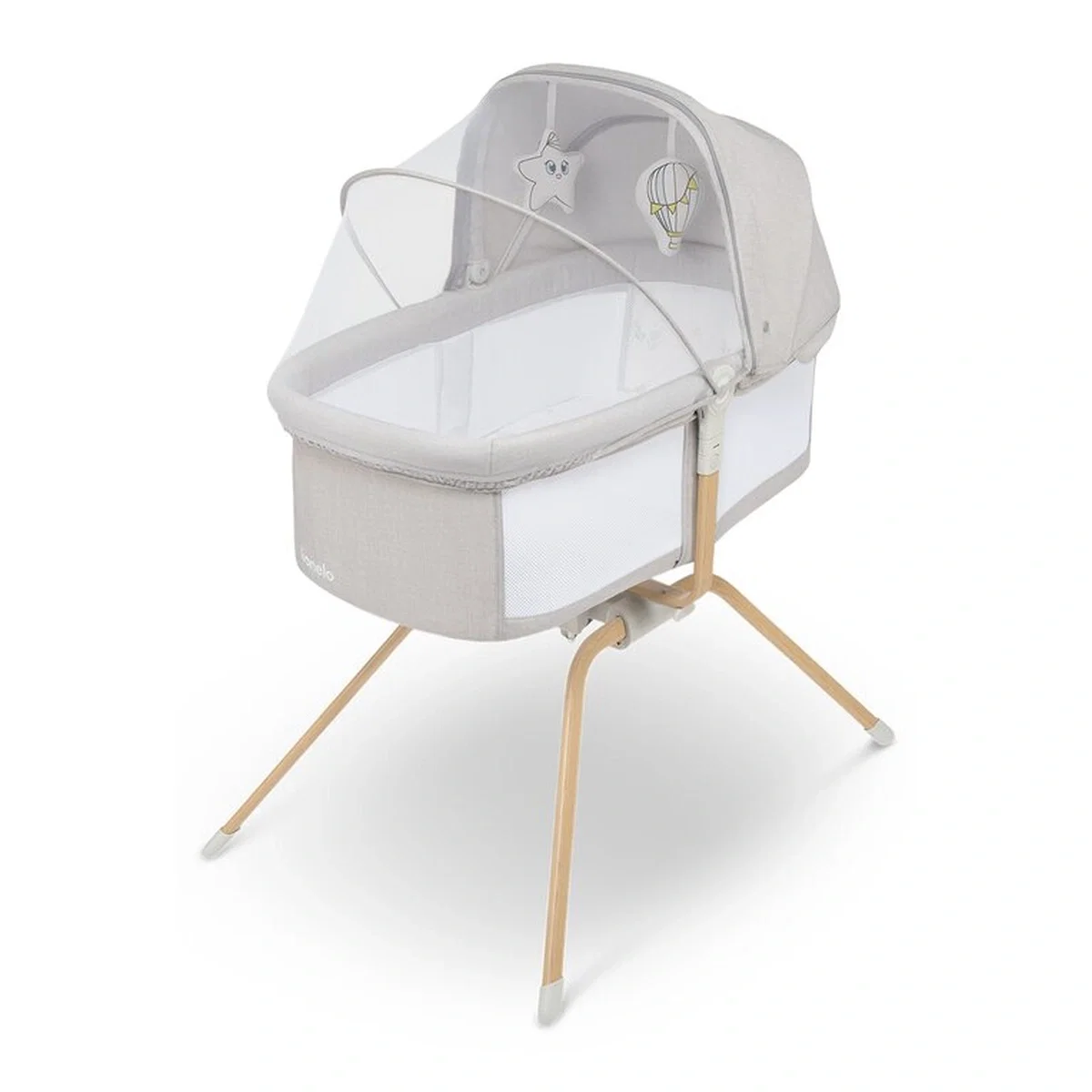 Patuturi co-sleeping - Patut balansoar, Lionelo, Malin Evo, 3 in 1, Pliabil, Bej 0 luni+