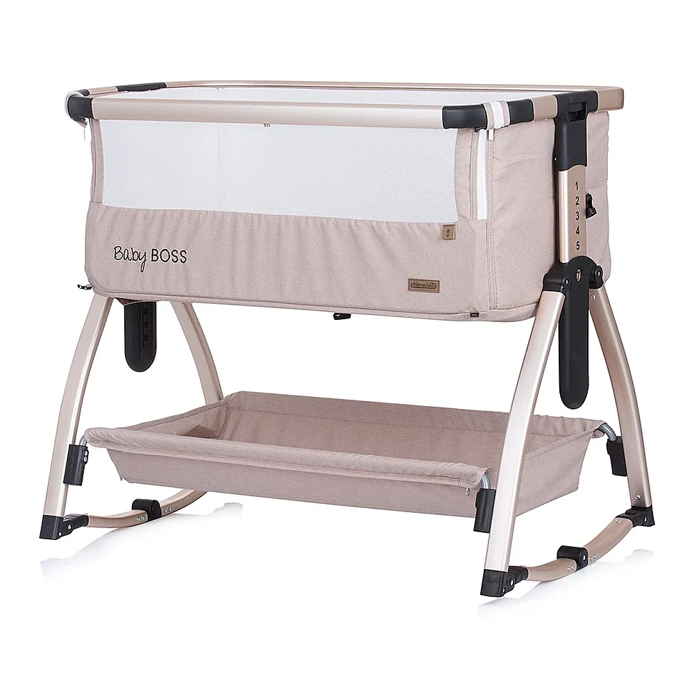 Patut Co-Sleeper Chipolino Baby Boss humus 6 luni [6]