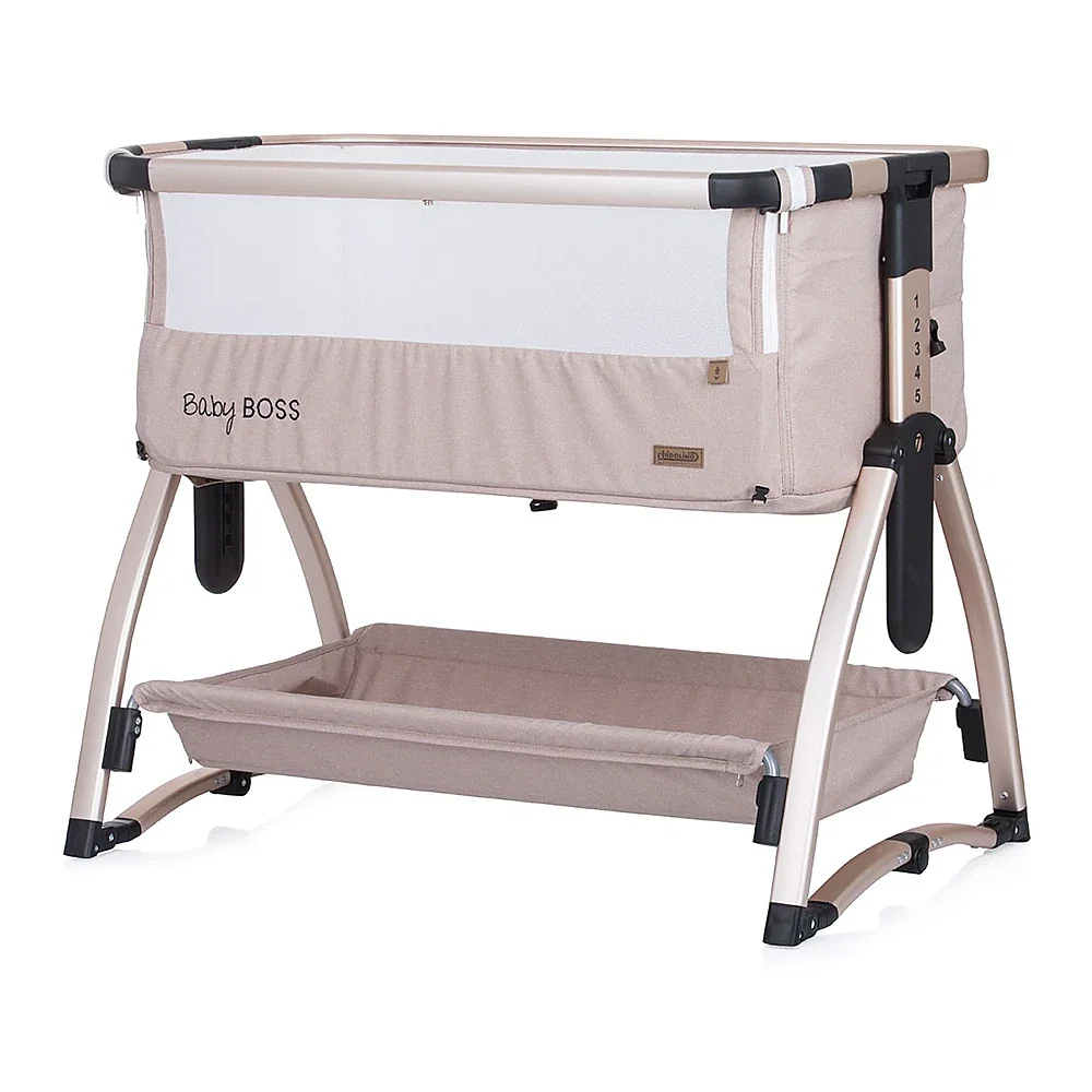 Patut Co-Sleeper Chipolino Baby Boss humus 6 luni [2]