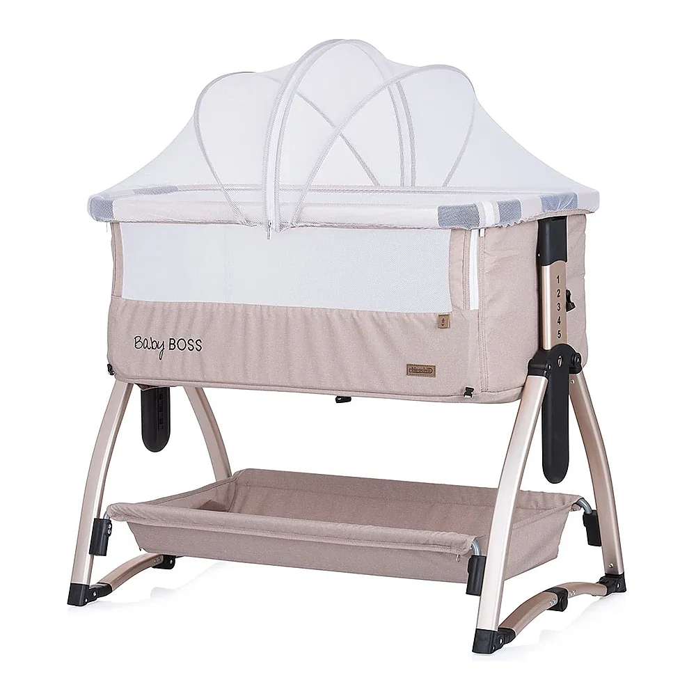 Patut Co-Sleeper Chipolino Baby Boss humus 6 luni [1]