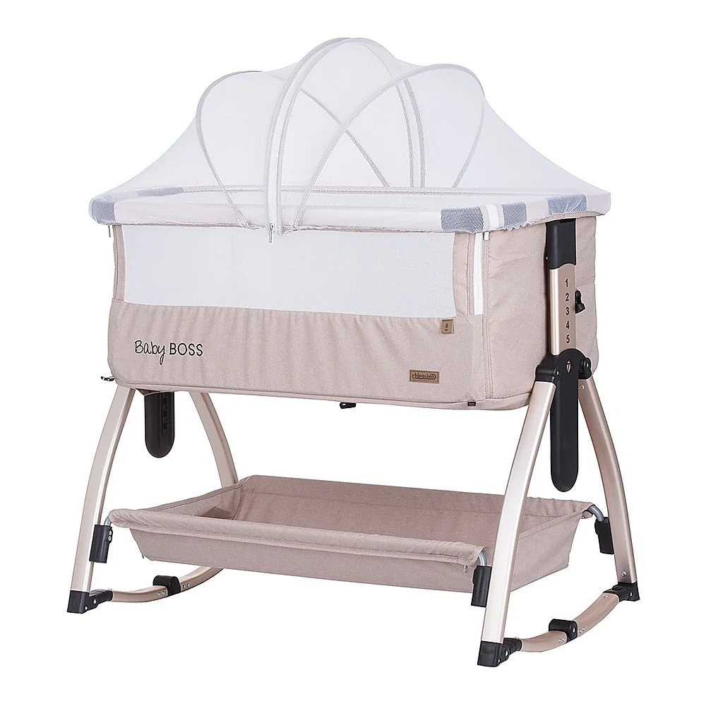 Patuturi co-sleeping - Patut Co-Sleeper Chipolino Baby Boss humus 6 luni