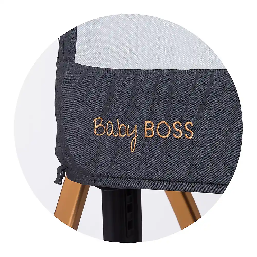 Patut Co-Sleeper Chipolino Baby Boss raven 6 luni [10]