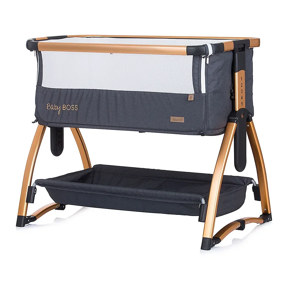 Patut Co-Sleeper Chipolino Baby Boss raven 6 luni [2]