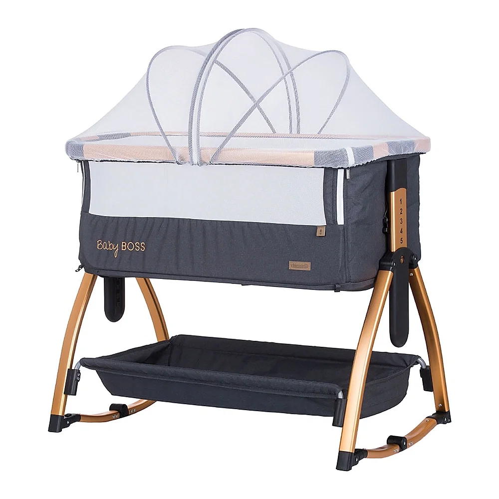 Patuturi co-sleeping - Patut Co-Sleeper Chipolino Baby Boss raven 6 luni