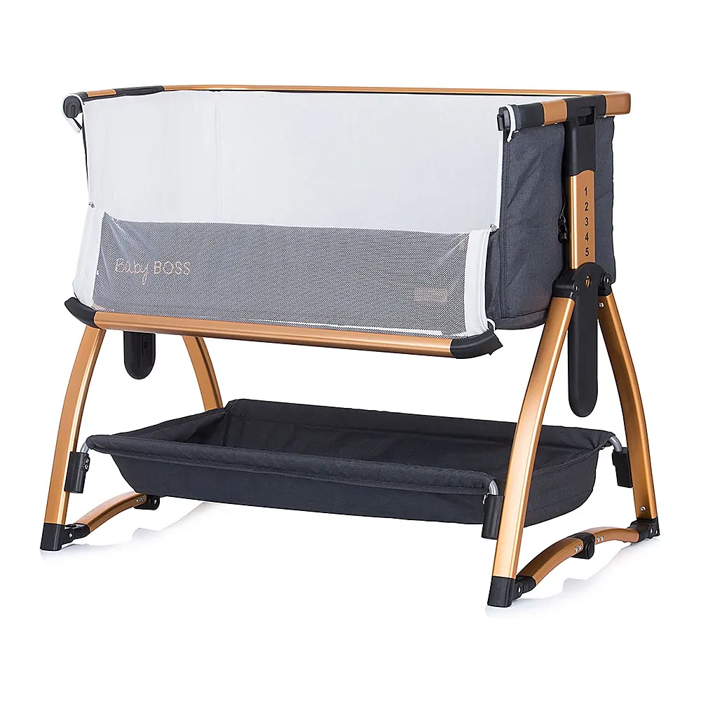 Patut Co-Sleeper Chipolino Baby Boss raven 6 luni [3]