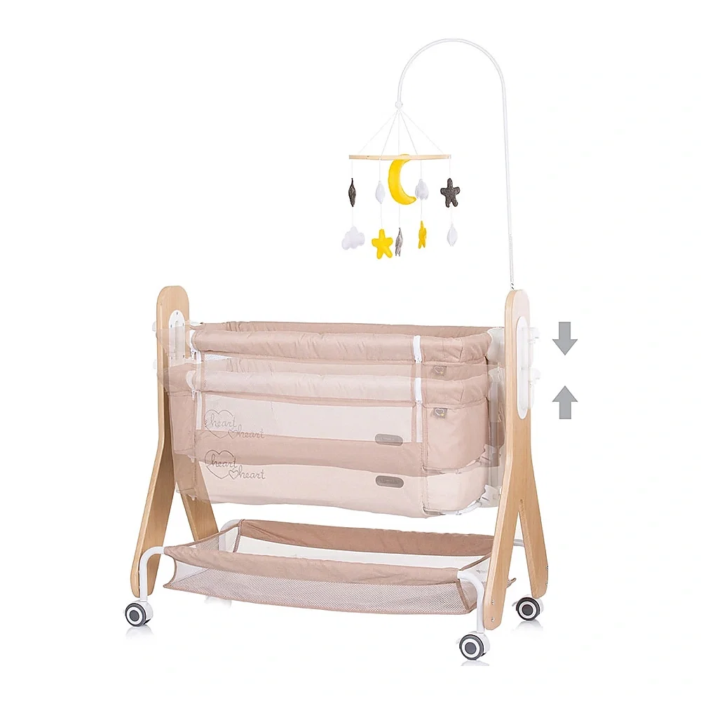 Patut Co-Sleeper Chipolino Heart 2 Heart sand 6 luni [2]